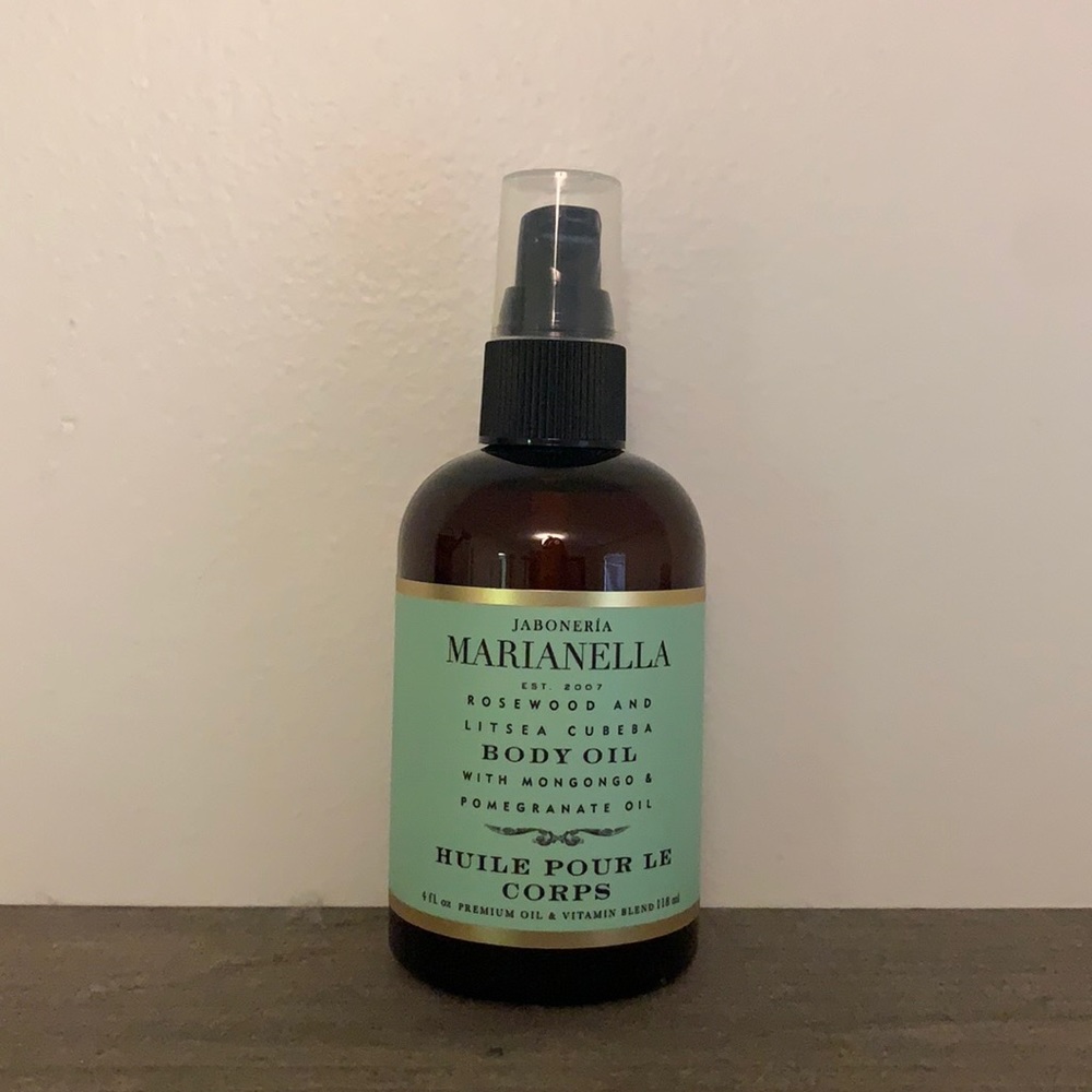 Jaboneria Marianlella Rosewood & Litsea Cubeba Body Oil/ Mongongo & Pomegranate